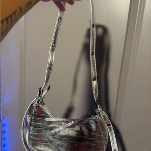 chrome fashion purse